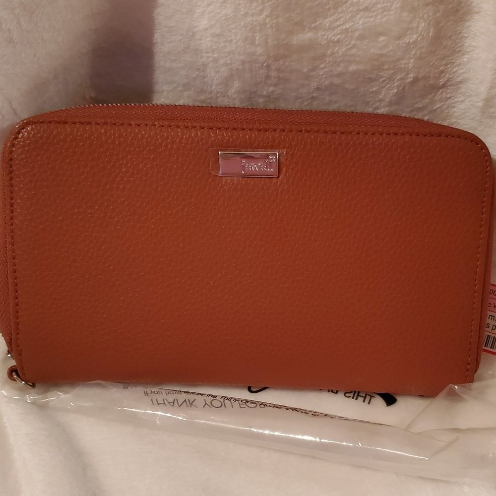 Thirty-One All About the Benjamins Wallet - Cognac